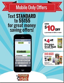 MONEY SAVING COUPONS VIA TEXT