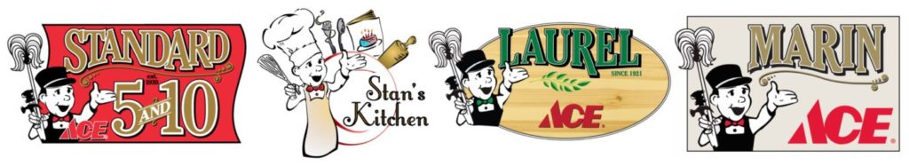 Our stores - Standard 5&10 Ace and Stan's Kitchen, Laurel Ace and Marin Ace