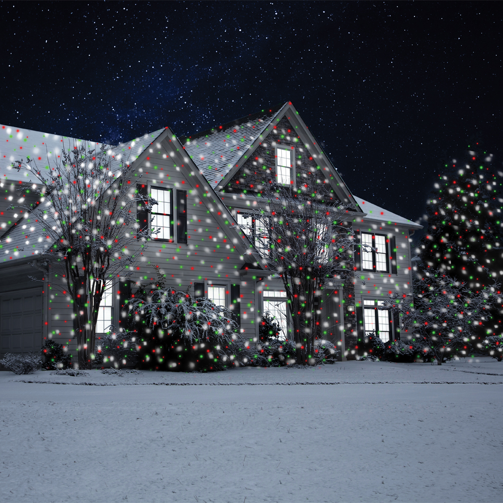 Snowfall Laser Light Projector