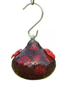 Bird Brain Recycled Glass Hummingbird Feeder