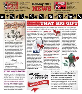 Holiday 2016 Newsletter Page 1