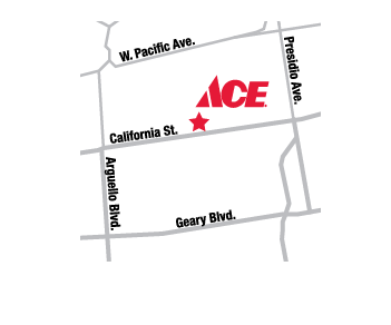 San Francisco 5&10 Ace Hardware Map