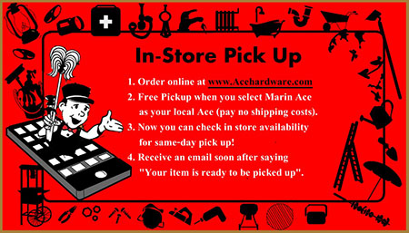 Marin Ace Hardware Free Pickup