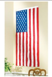 American Flag on wall