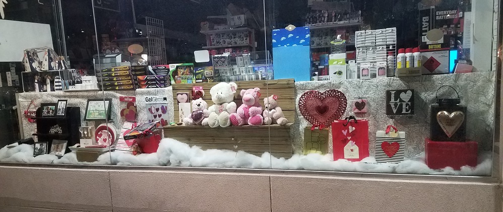 2020 Valentine Window resized cropped Standard 5&10 Valentines Window 2020