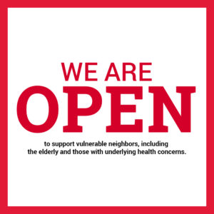 We are open to support vulnerable neighbors