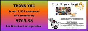 Thank you for helping fundraise for Kids & Art