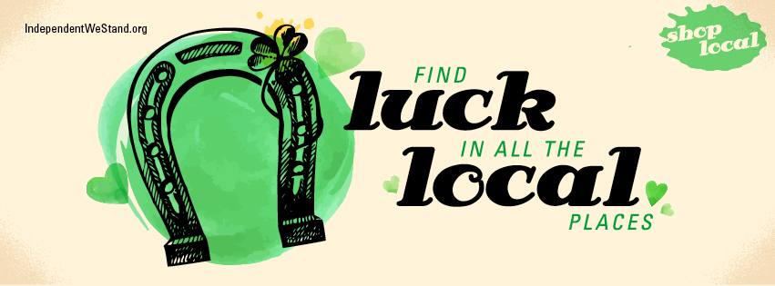 Find Luck in all the Local places #ShopLocal